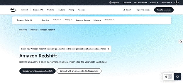 Amazon redshift