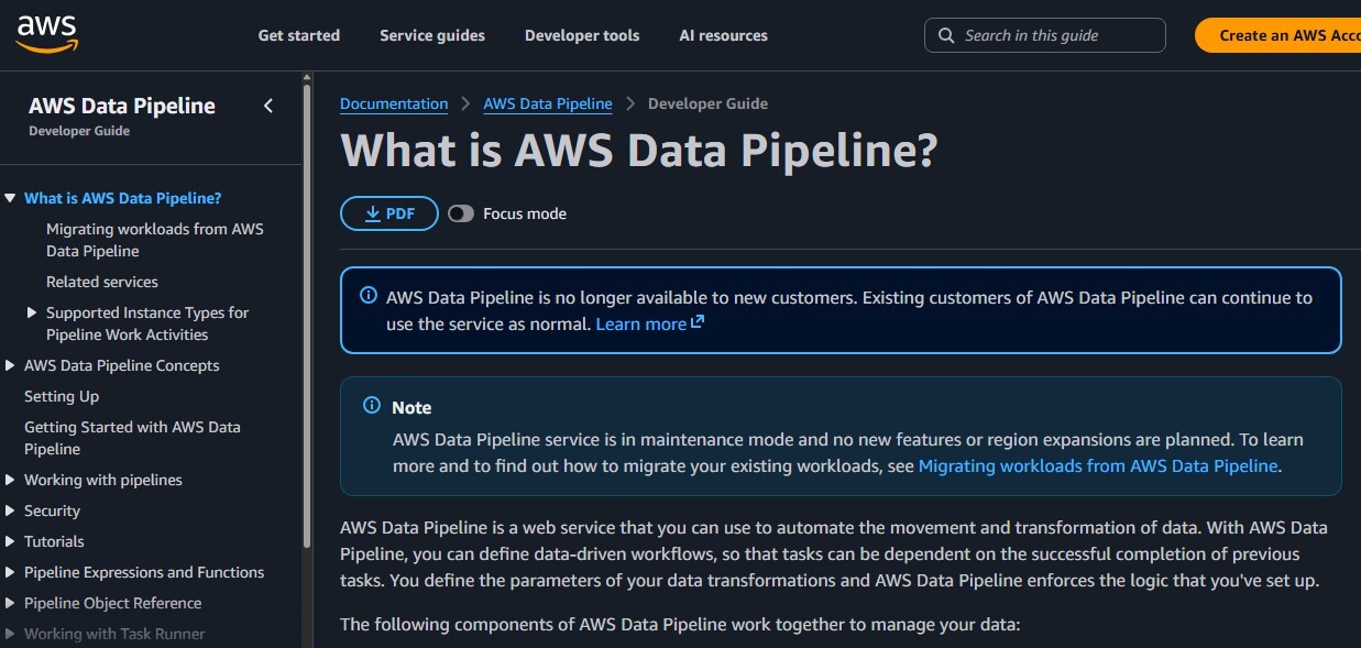 aws pipeline